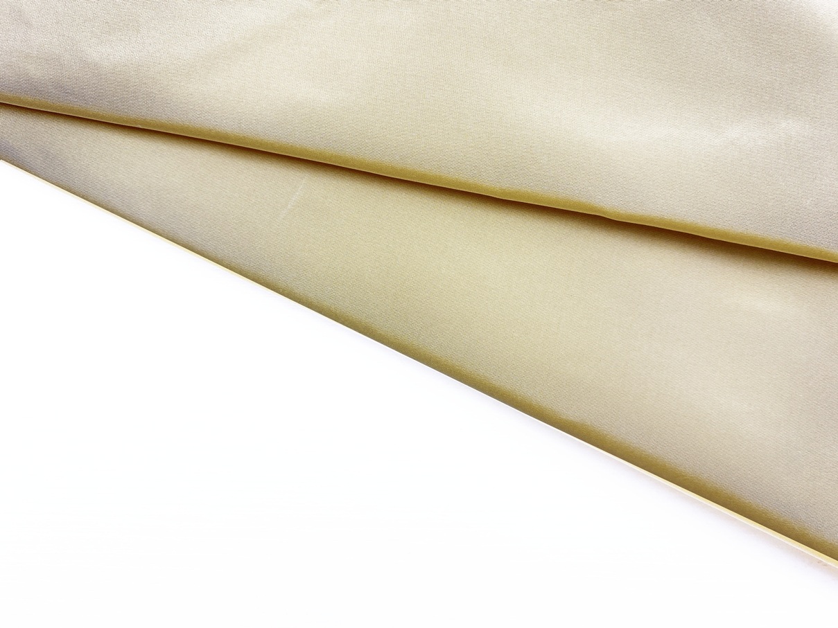 Ткань Тафта  золотисто-жёлтого цвета однотонная 35012 4